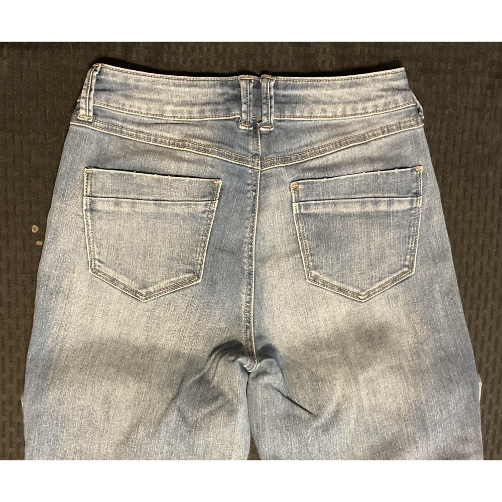 Rewash Jeans Womens 5/27 High Rise Mom Button Fly Distressed Vintage Reunion - Picture 3 of 13
